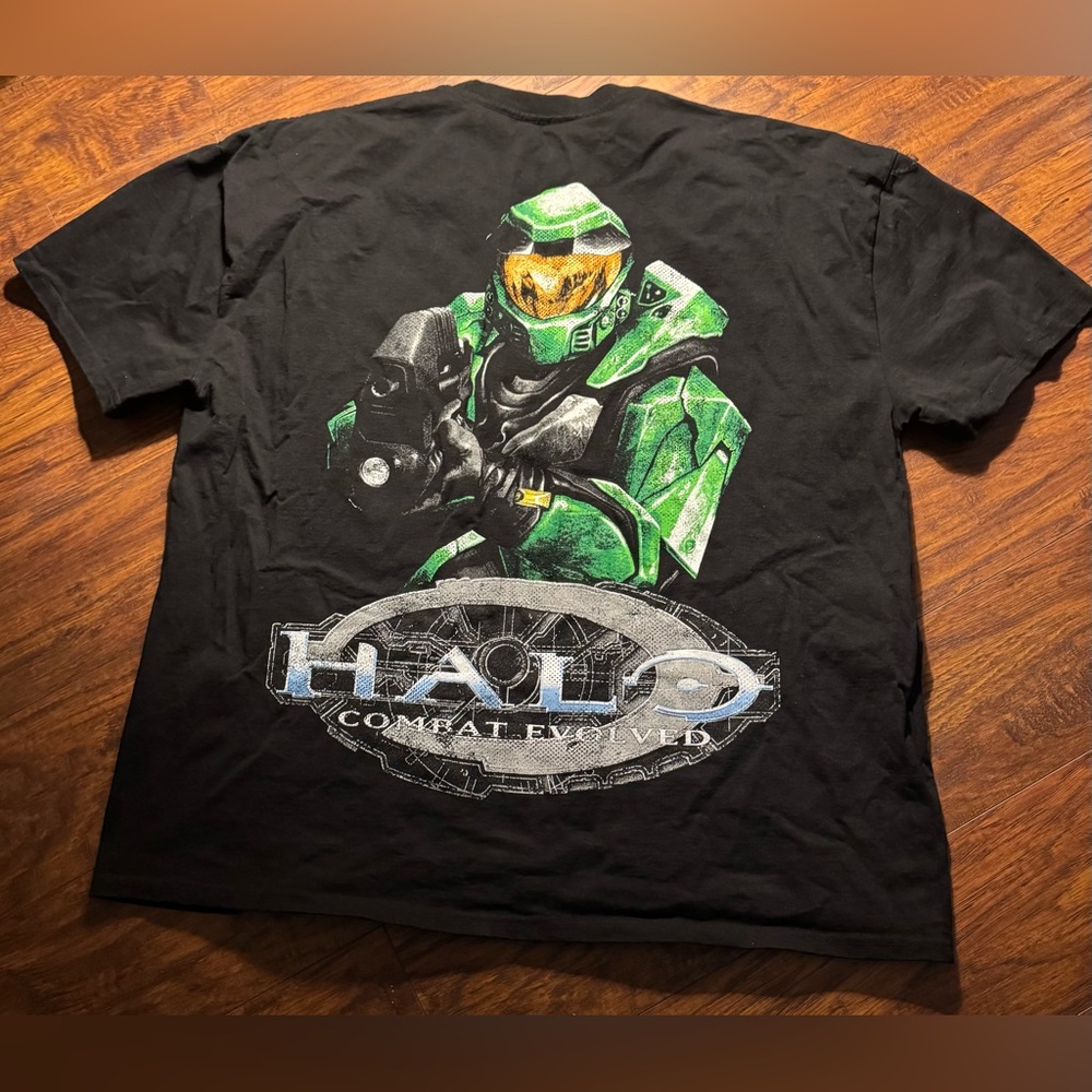 Xbox Halo Combat Evolved Promo Shirt Small Vintage Y2K Game Rare Men 2XL